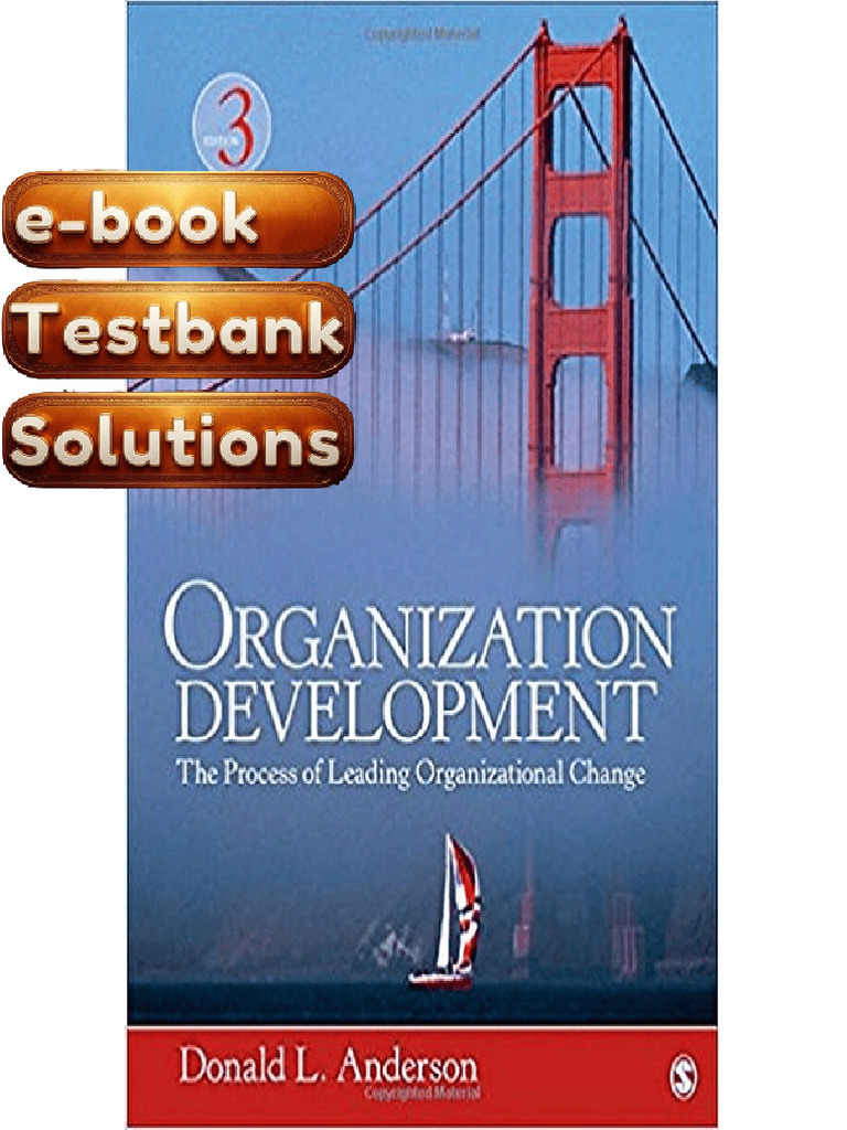 Organization Development Leading Organizational Change 3rd Edition ...