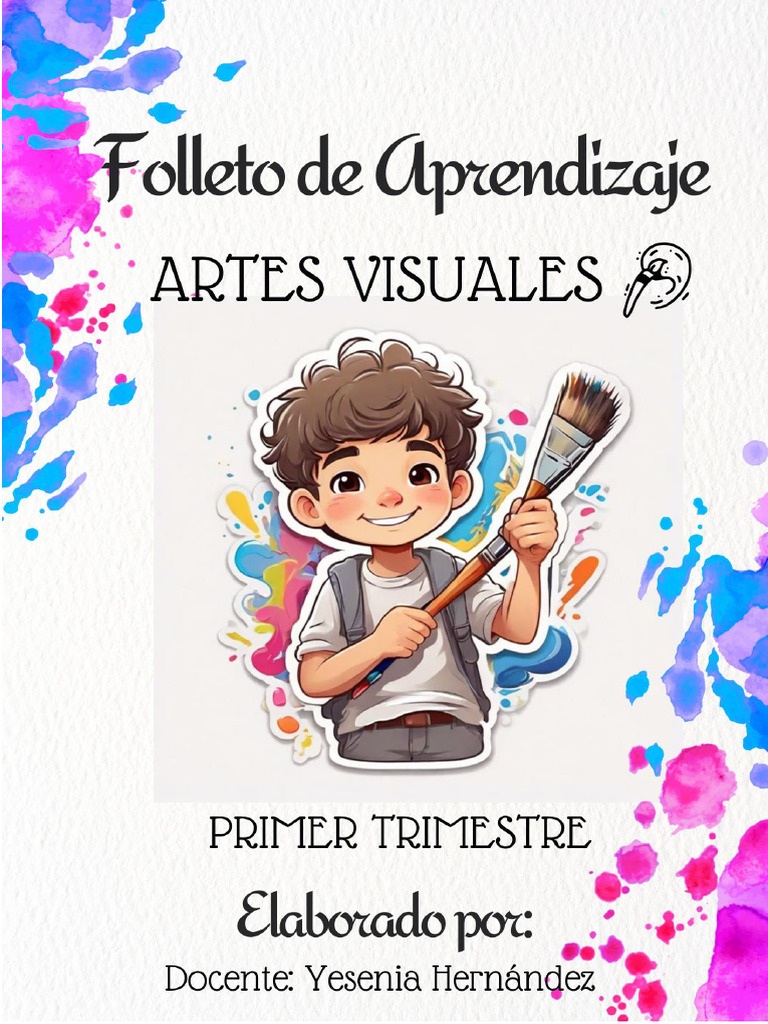 Folleto Artes Visuales - I Trimestre Primero Básico | PDF | Dibujo ...