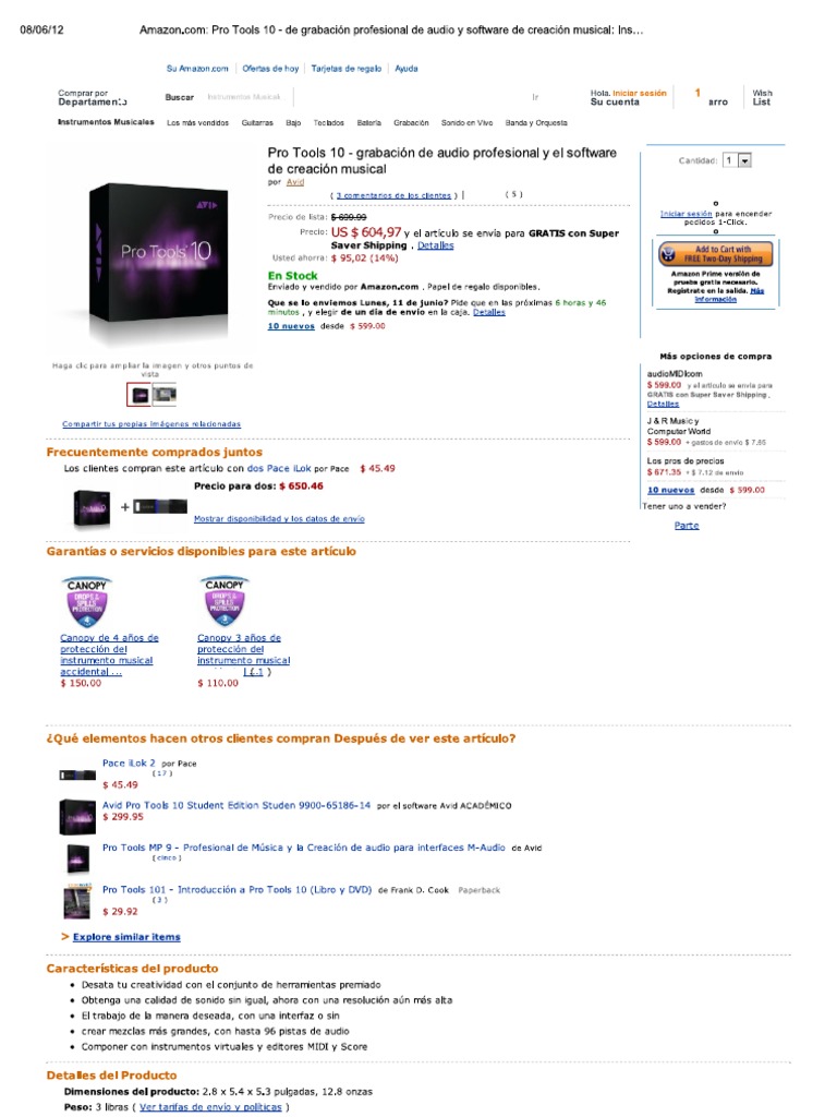 Proo Tool 10 Especificaciones | PDF