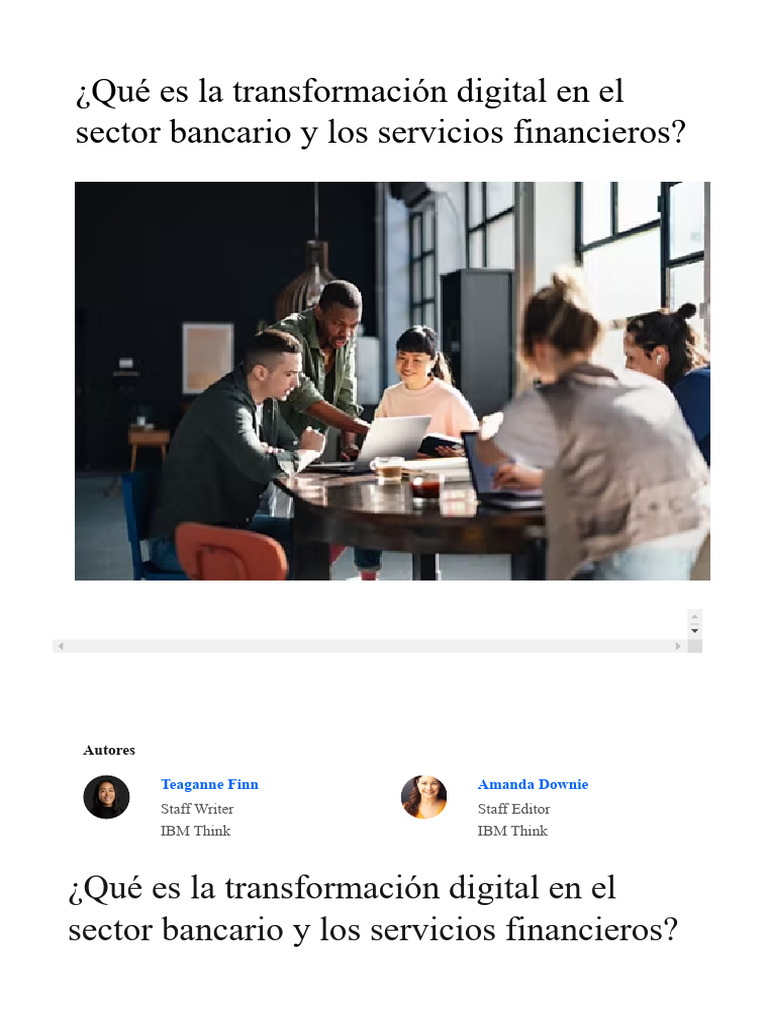 ¿Qué es la transformación digital en el sector bancario y los servicios