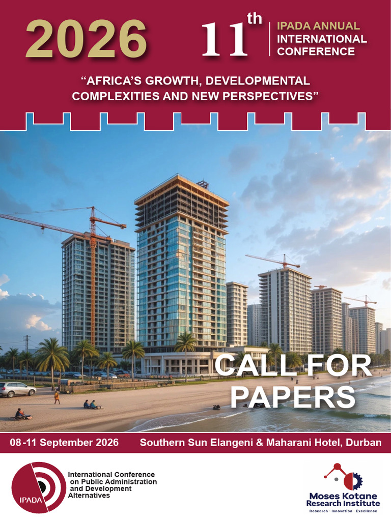 Ipada Call For Papers 2026 | PDF | Governance | Sustainability