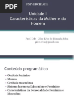 Aula 1. de Características da mulher e do homem