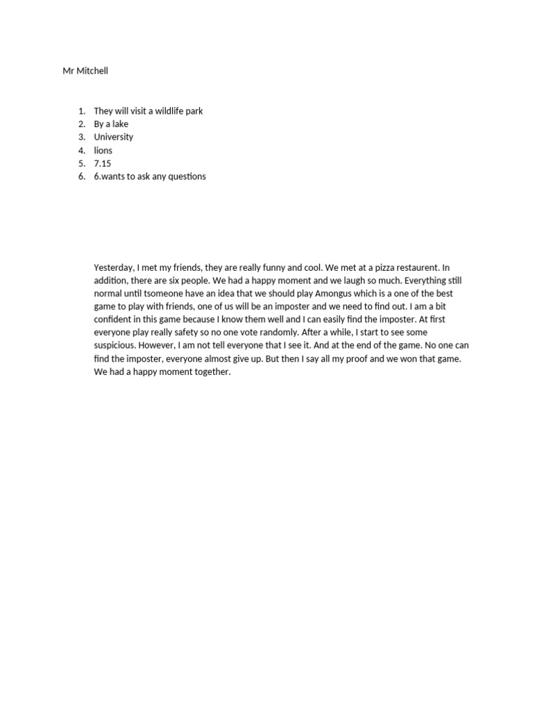 MR Mitchell | PDF