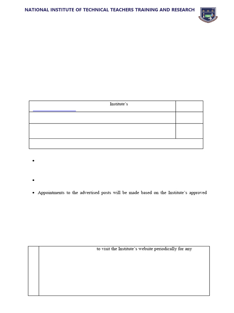MTS-Instructions To The Candidates With Disability Certificate Format | PDF