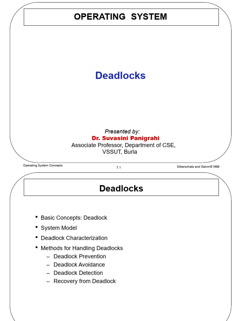 Deadlocks | PDF | Computing | Computer Science