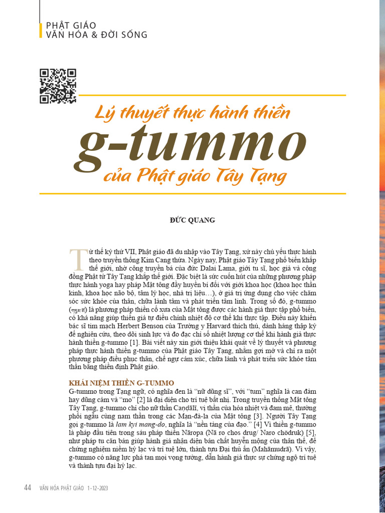 Ly Thuyt THC Hanh Thin G Tummo CA PH | PDF