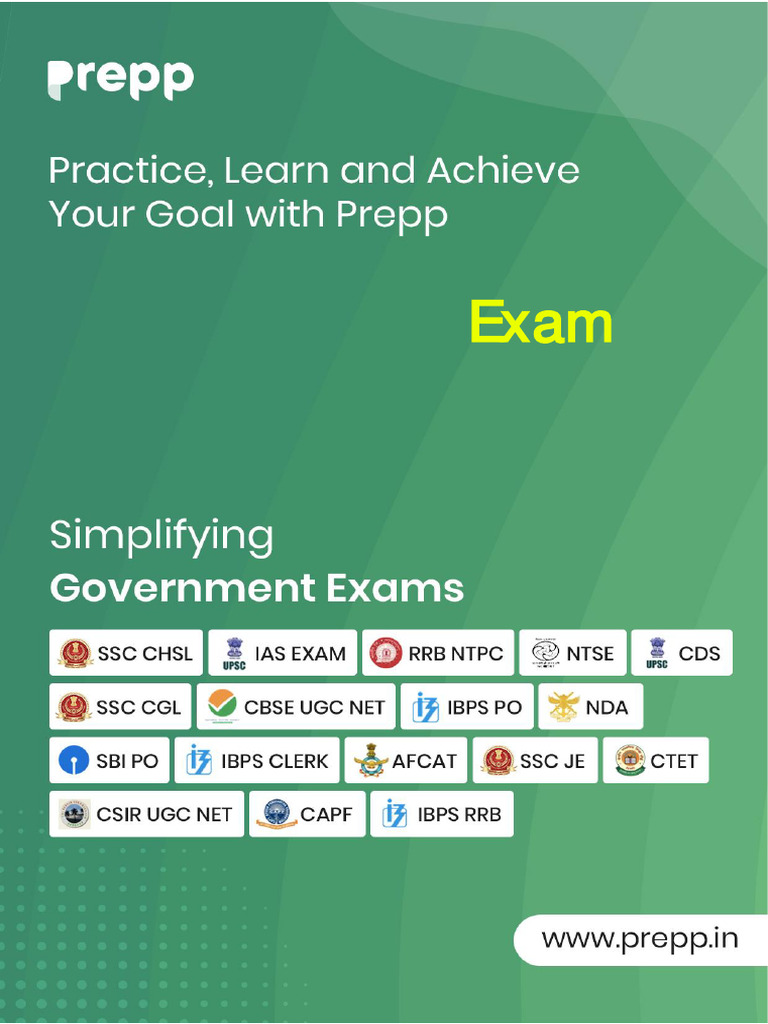 SSB Constable: Model Paper | PDF
