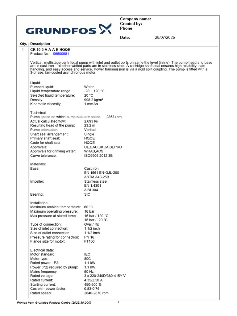 CR 103 Aaaehqqe | PDF | Pump | Liquids