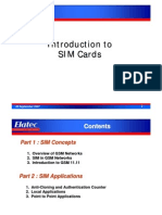 Introduction to SIM Cards