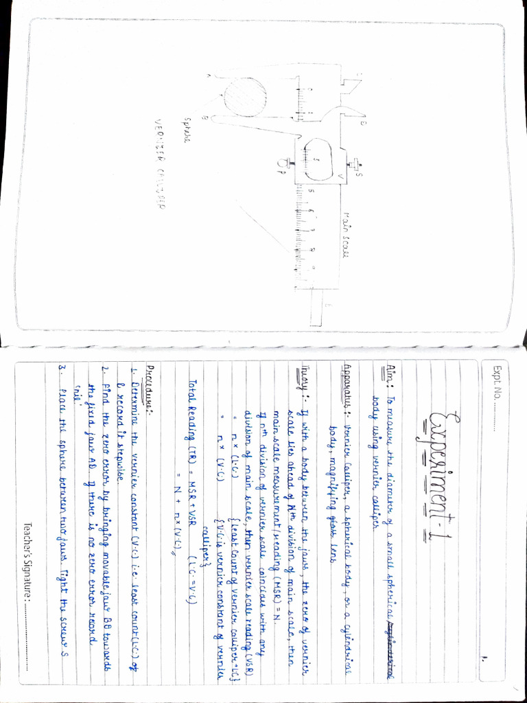 Physics Practical Work Annual Exam XI | PDF