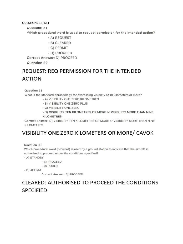 RTR Part 1 MCQ | PDF