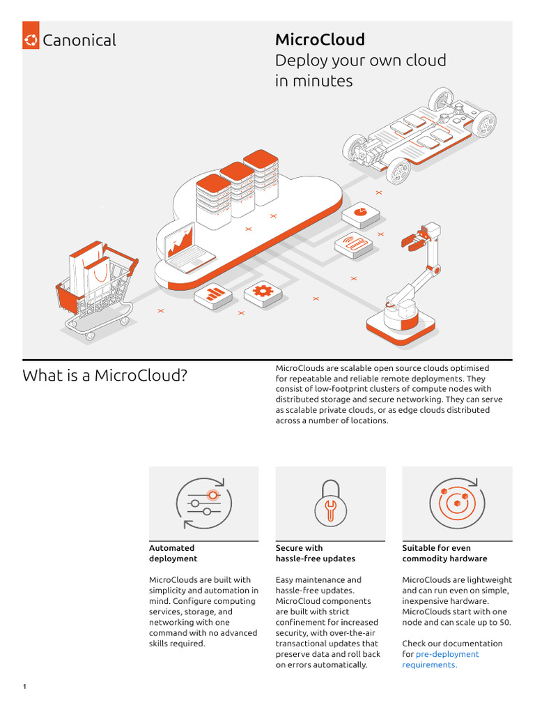 MicroCloud Datasheet | PDF | Computer Cluster | Scalability