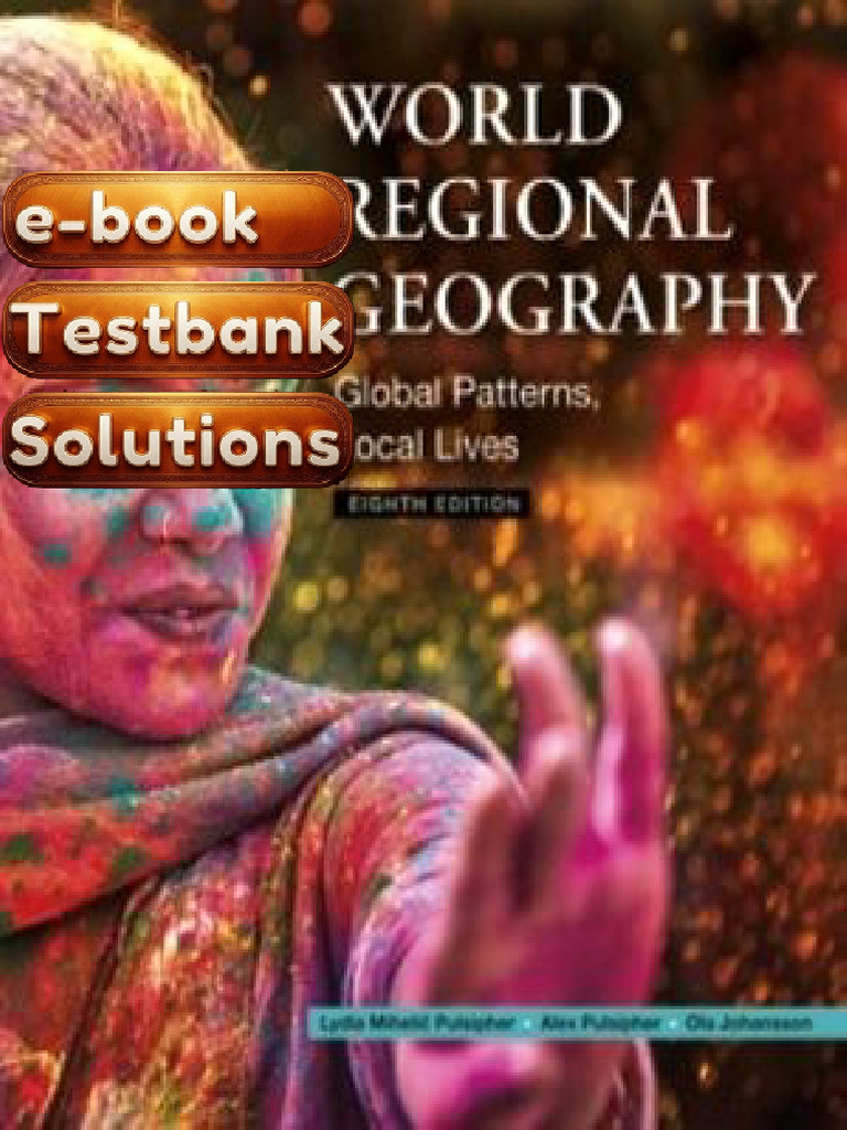 Textbook World Regional Geography Without Subregions 8th Edition ...