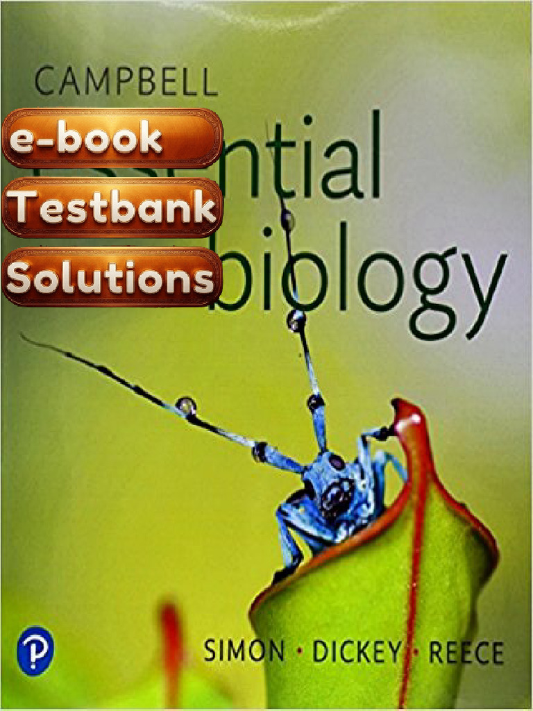 Textbook Campbell Essential Biology 7th Edition by Simon Dickey