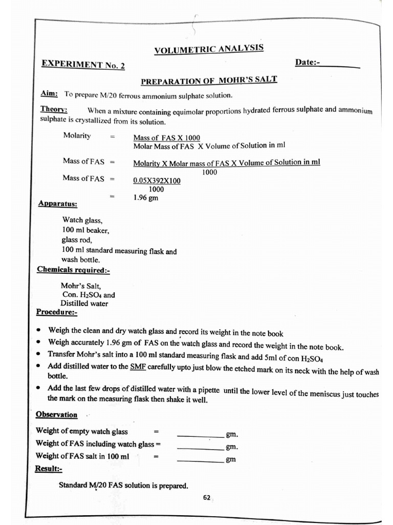 Preparation of FAS 260202 101614 | PDF