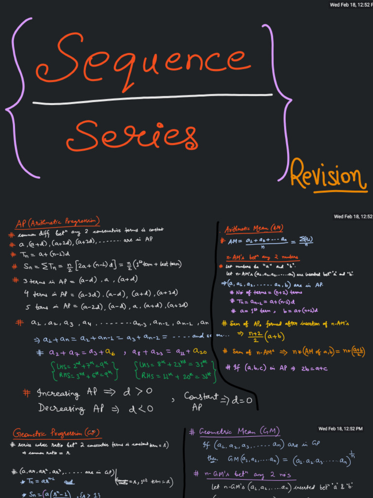 Full Revision (Seq Series) | PDF