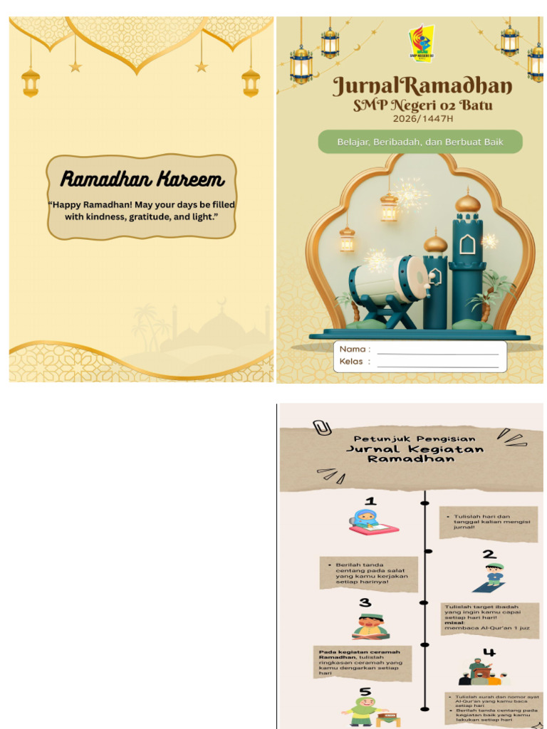 Jurnal RAMADHAN 2026 | PDF