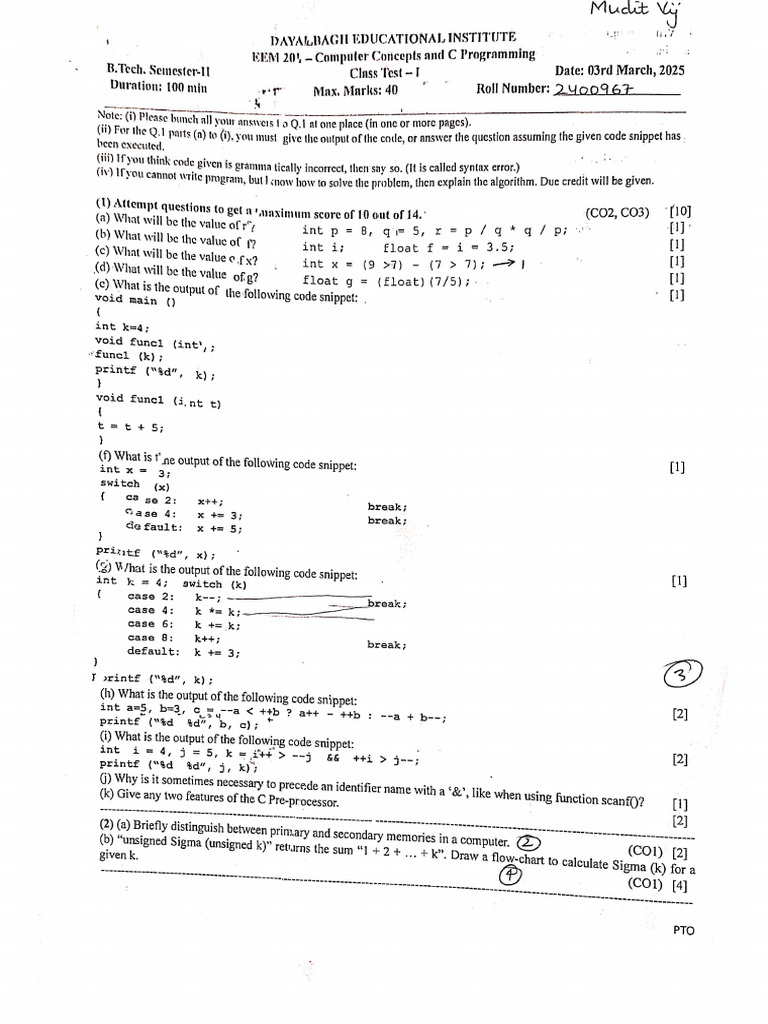 Eem 201 CT1 2025 | PDF