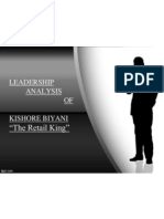 The Retail King - Kishore Biyani's Leadership Analysis