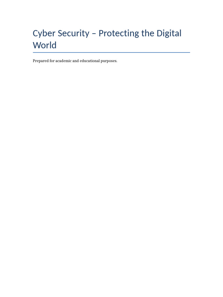 Presentation 6 Cyber Security | PDF | Computer Security | Security
