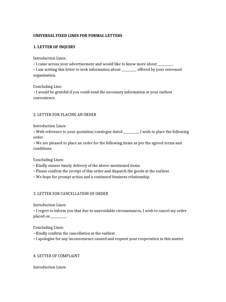 Letter Format & Tips | PDF