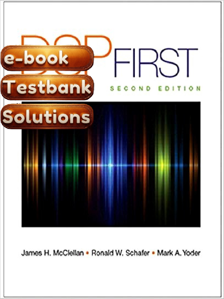 Textbook DSP First 2nd Edition by James H McClellan Digital Textbook ...