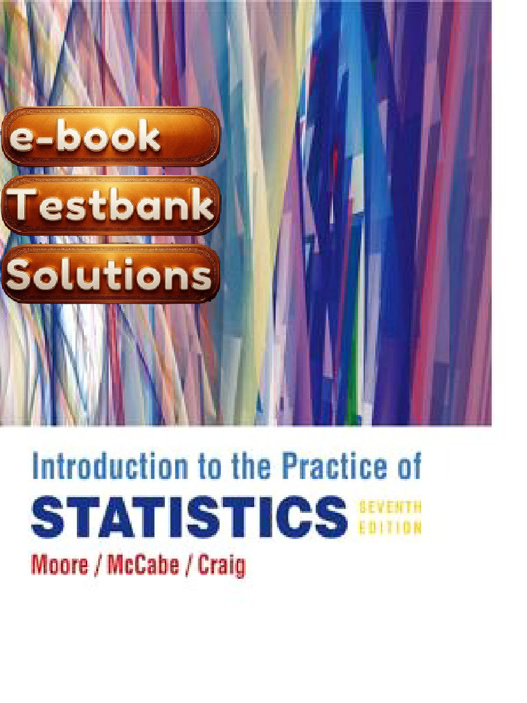 Textbook Introduction To The Practice of Statistics 7th Edition Moore ...
