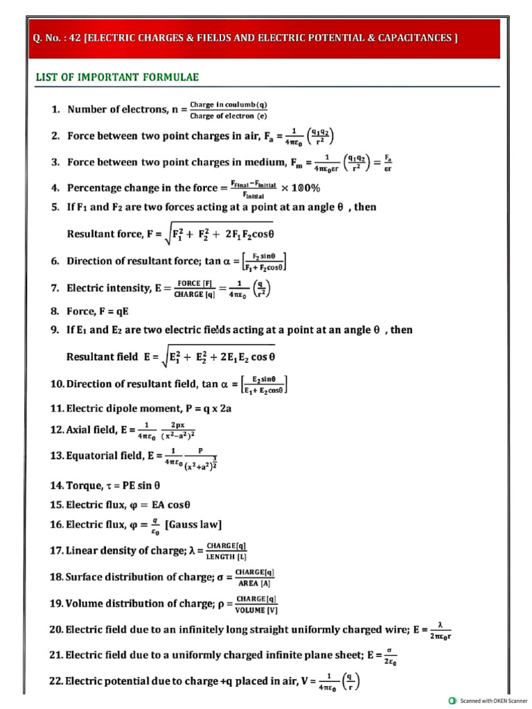 2 Pu Phy Most Imp Problems With Solutions | PDF
