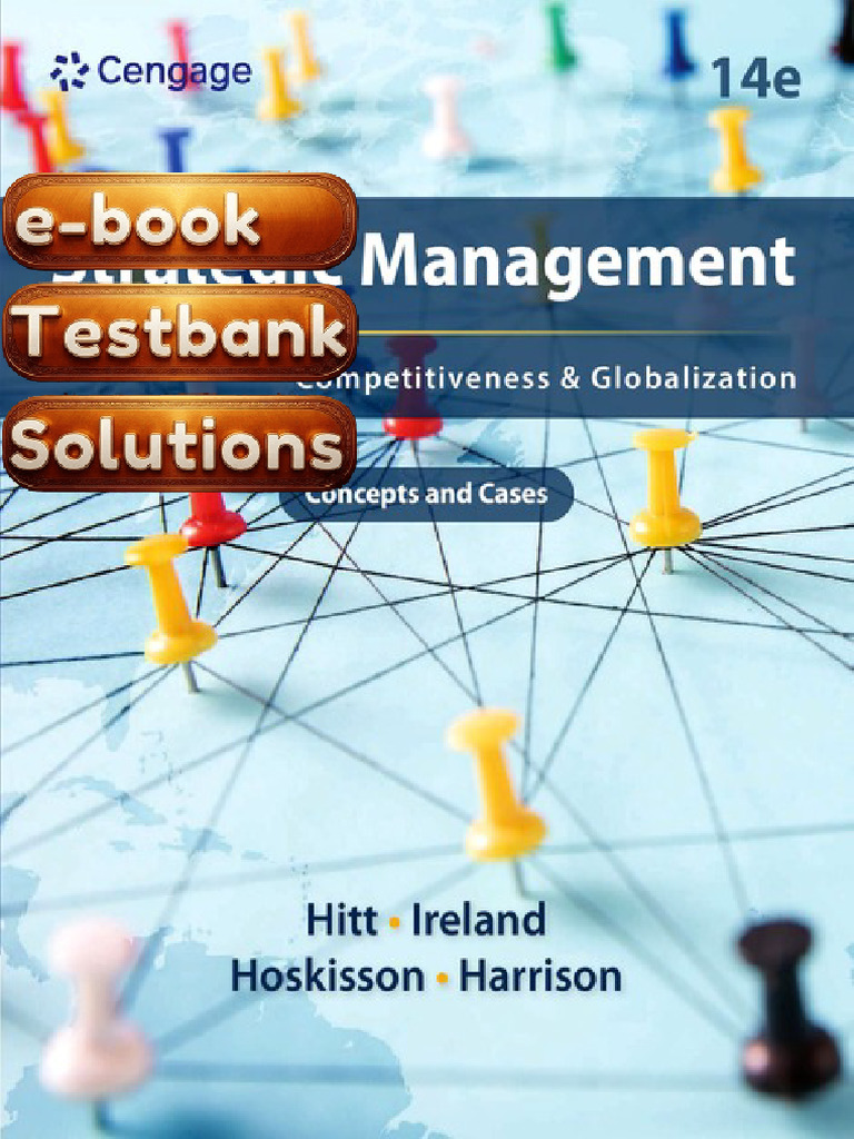 Textbook Strategic Management Competitiveness and Globalization ...