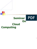 Seminar On Cloud Computing