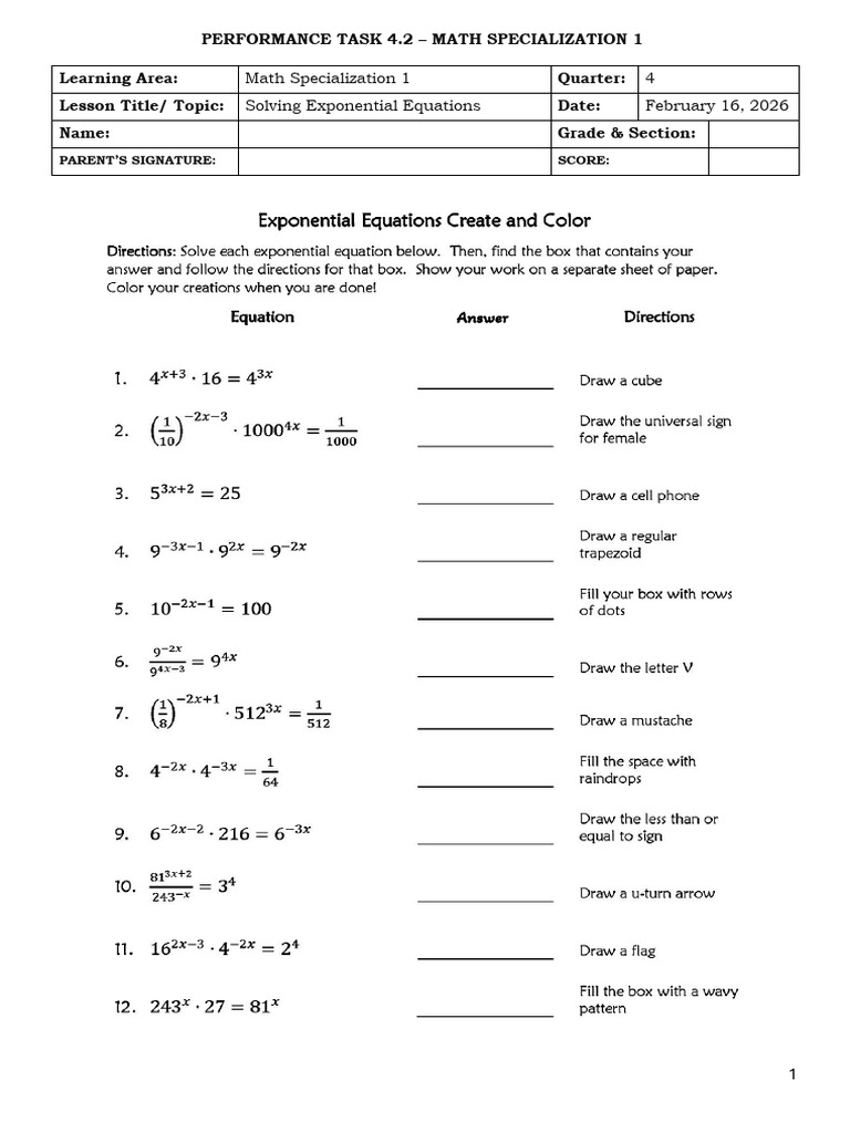 Performance Task 4.2 | PDF