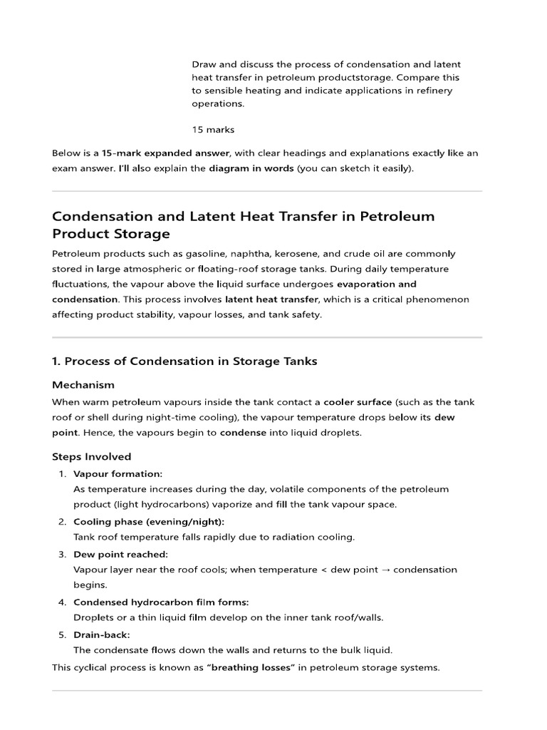 Latent Heat and Condensation | PDF