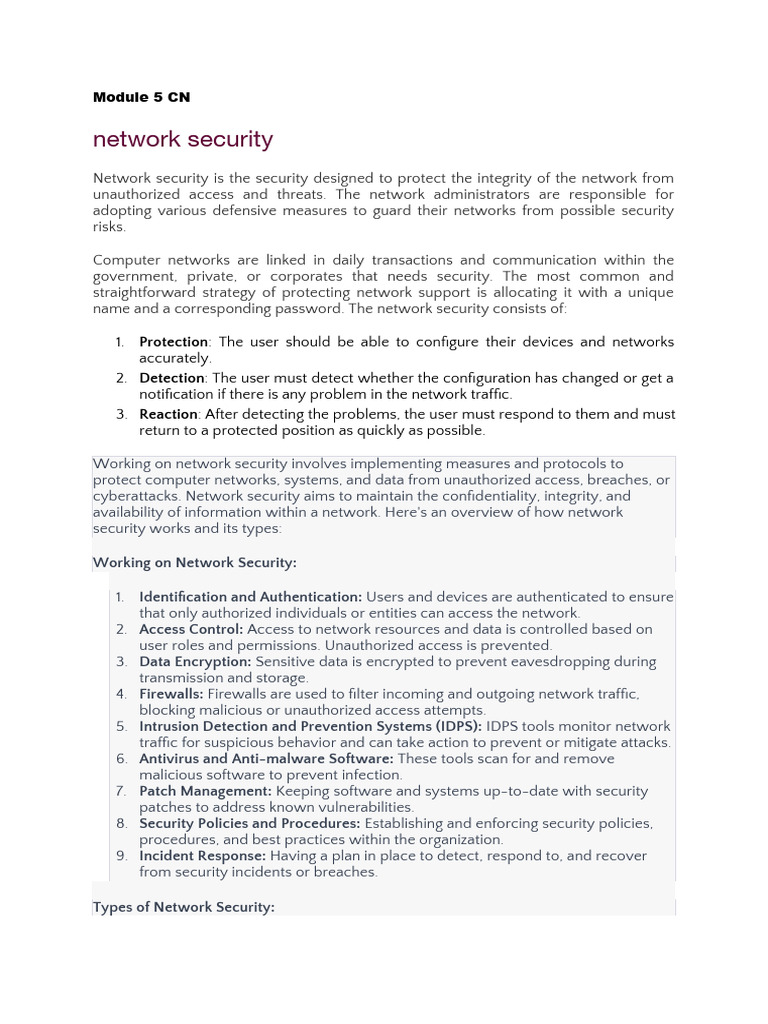 Module 5 CN - Merged | PDF | Key (Cryptography) | Public Key Cryptography