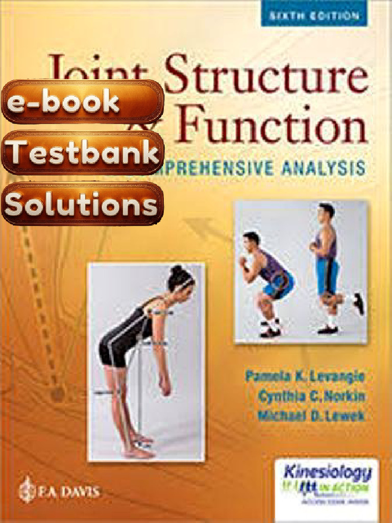 Textbook Joint Structure and Function Comprehensive Analysis 6th ...