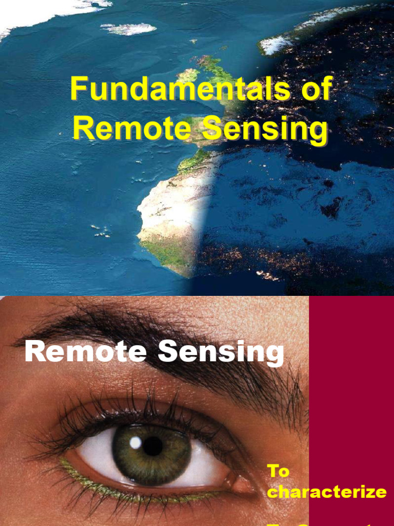 Fundamentals of Remote Sensing | PDF | Radar | Scattering