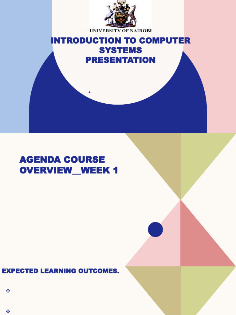 SCS3101-WEEK 01 - Introduction To Computer Systems | PDF | Computer ...
