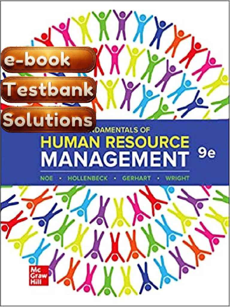 Textbook Testbank Human Resources Management Strategy Policy Practices ...