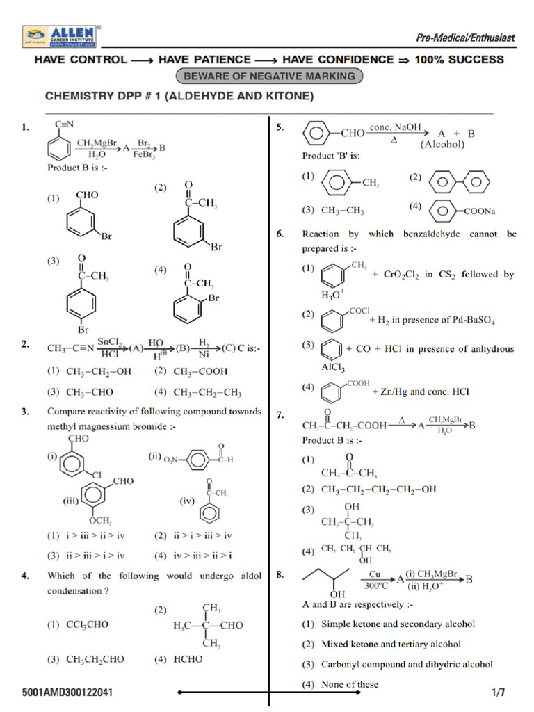 Carbonyl Compounds 2 | PDF