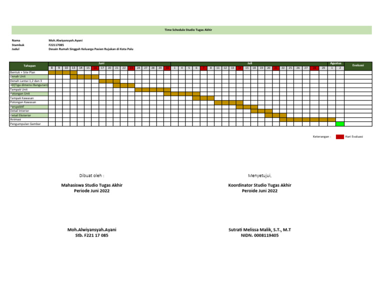 Time Schedule | PDF
