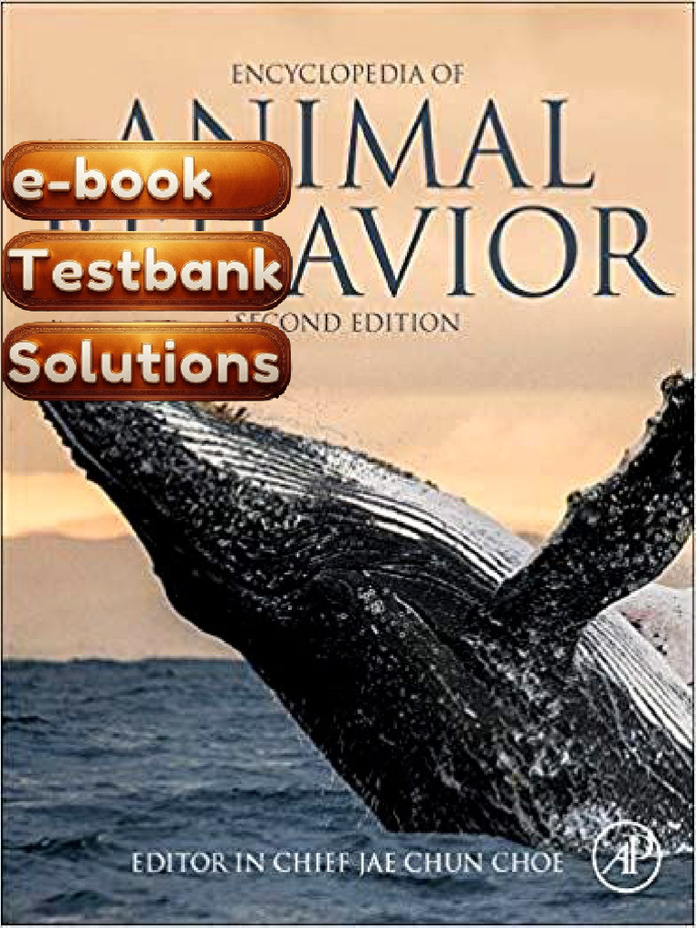 Textbook Testbank Encyclopedia of Animal Behavior 2nd Edition Academic ...