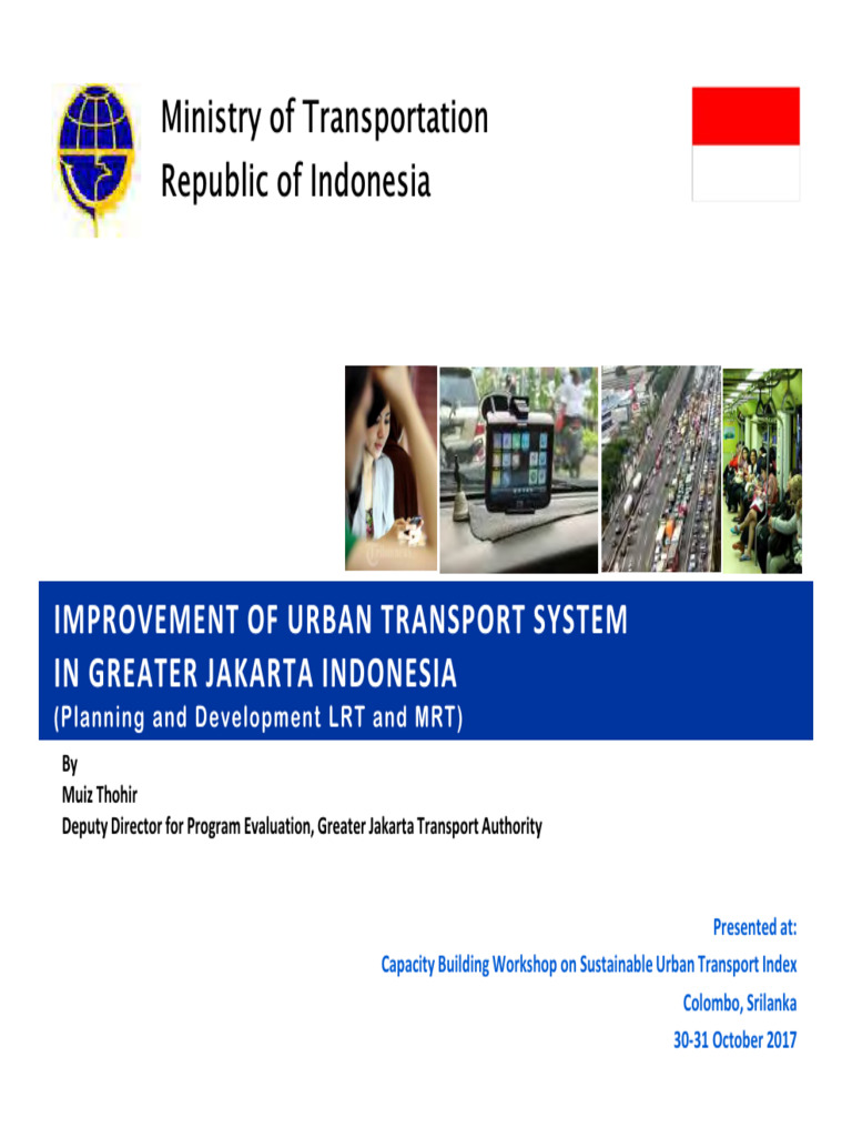 Improvement of Urban Transport - MR - Muiz | PDF | Public Services ...