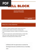 Cell Block Preparation Protocol | PDF | Cytopathology | Clinical Medicine