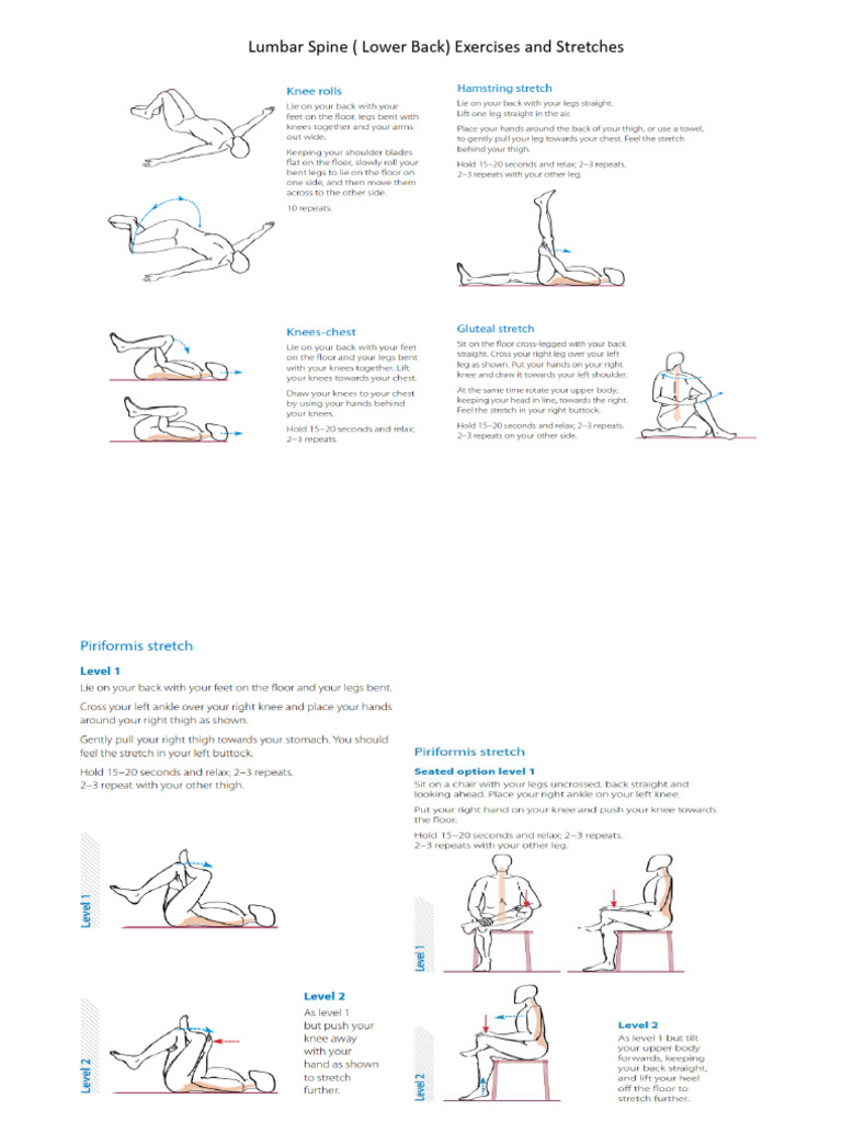 Ankylosing-Spondylitis Exercises 2 | PDF
