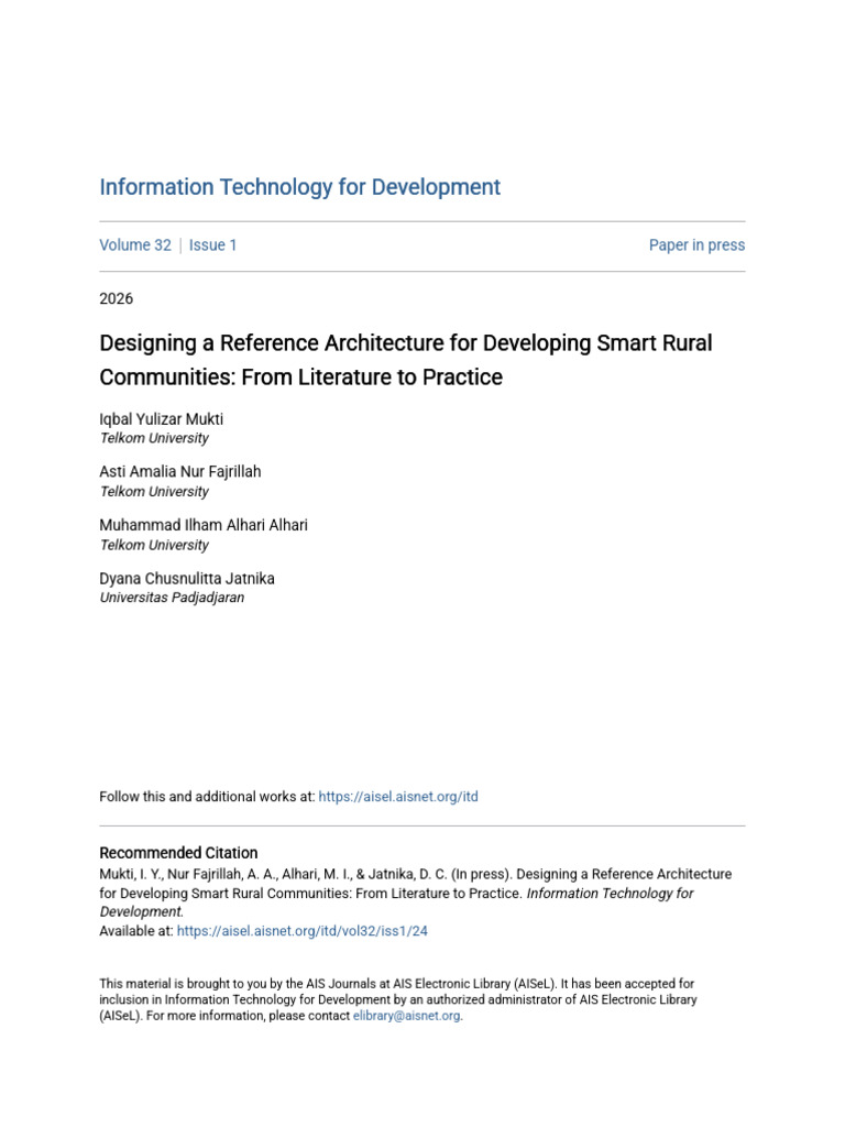 Designing A Reference Architecture For Develop | PDF | Systematic ...