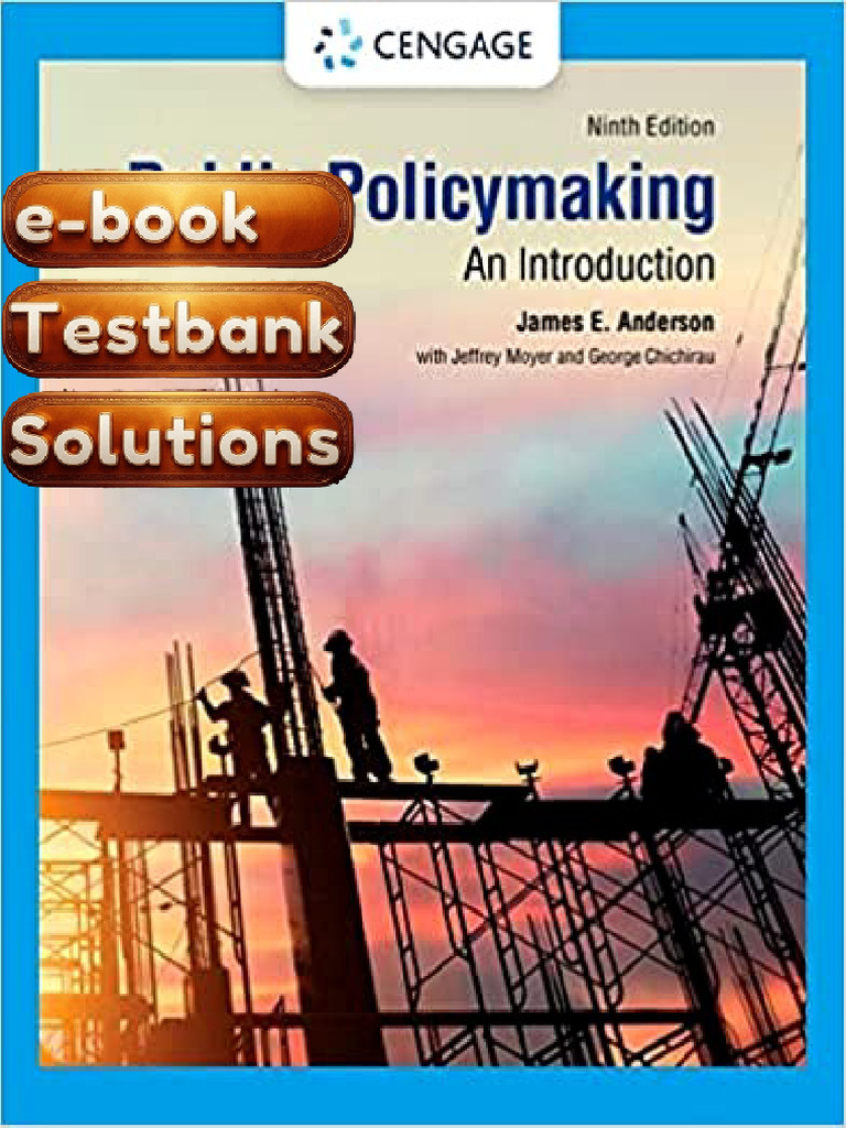 Textbook Testbank The Practice of American Public Policymaking Textbook ...