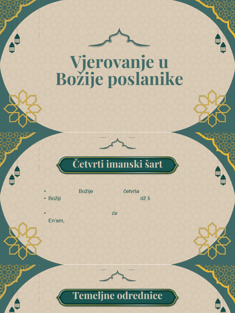 Vjerovanje U Božije Poslanike | PDF