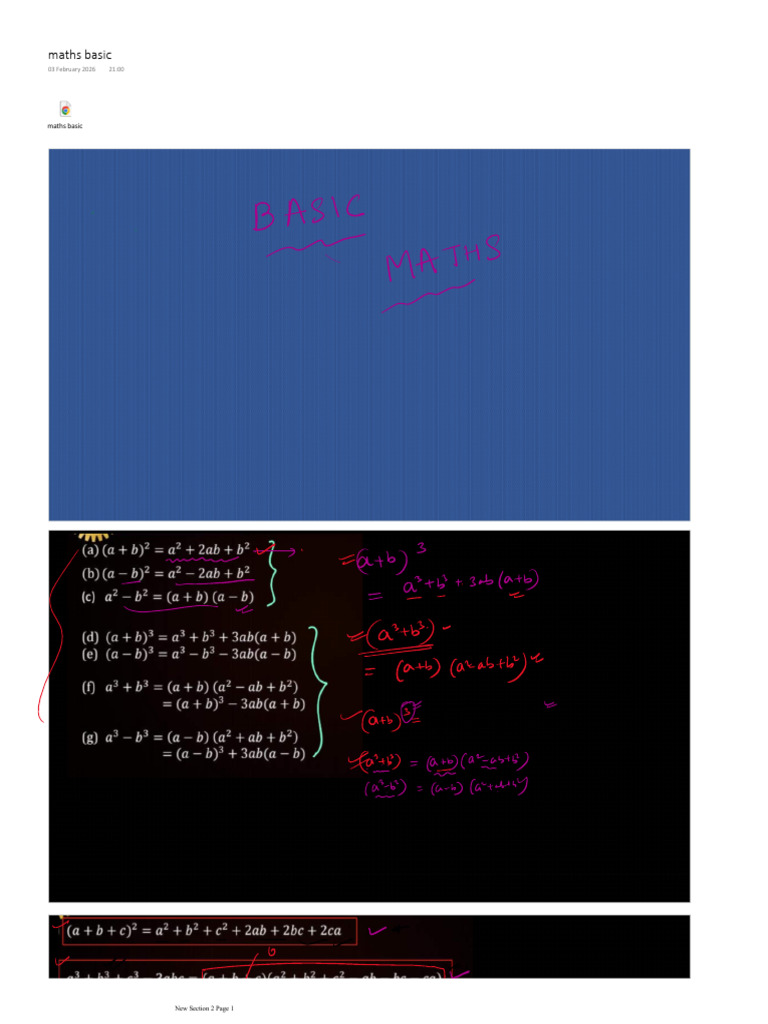 Todays Basic Maths Session PDF | PDF
