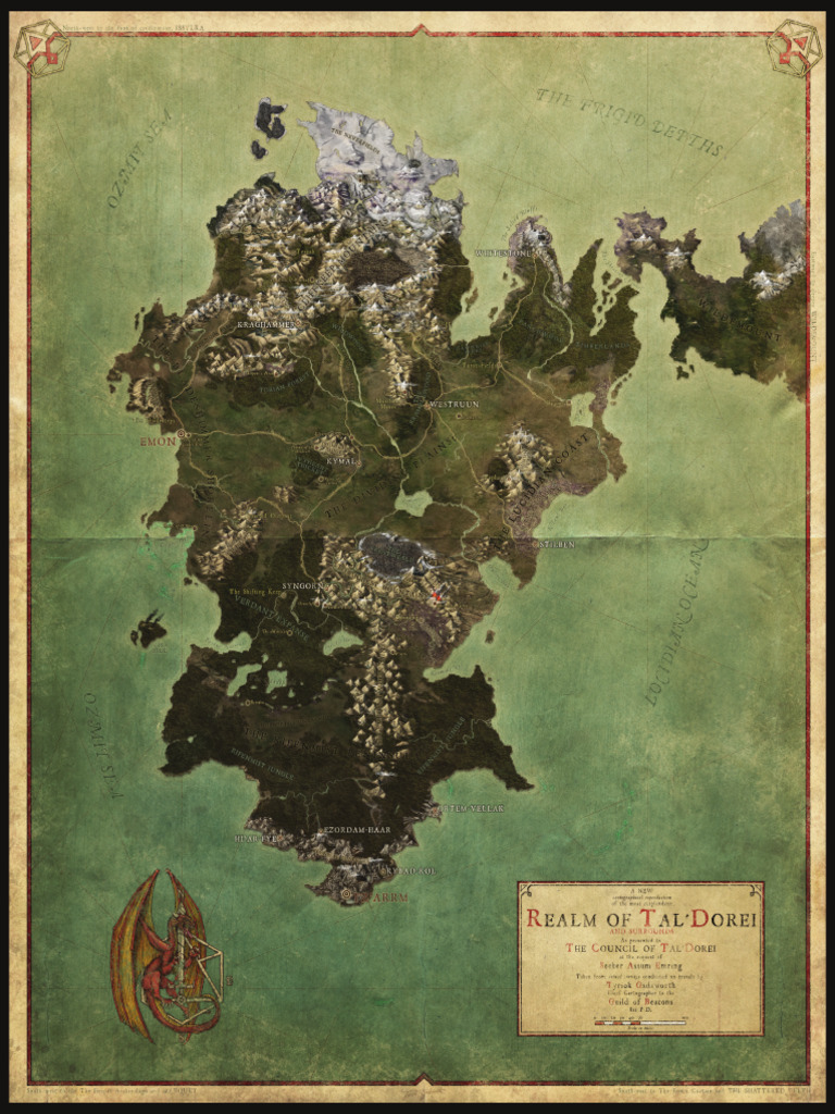 D&D5e - Tal'Dorei Campaign Setting - Map (v1.1) | PDF