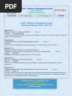 Cs403 Finalterm Subjective by Moaaz