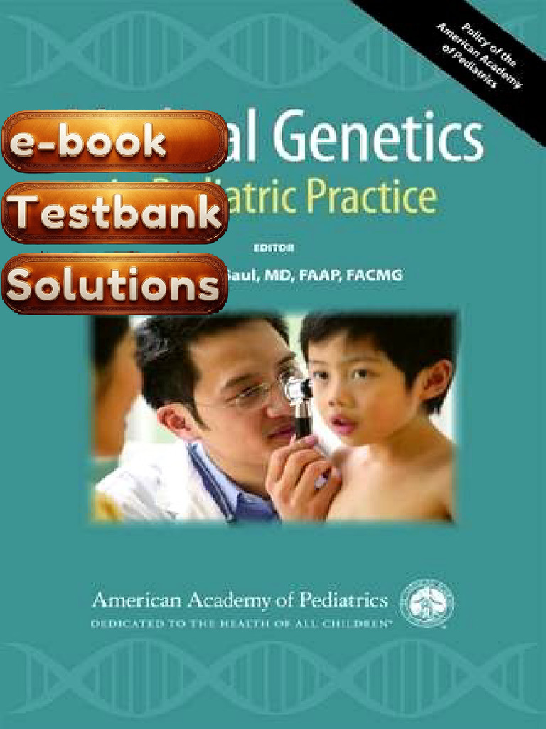 Test Bank of Medical Genetics in Pediatric Practice Textbook and ...